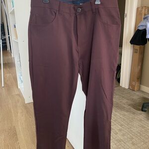 Daniel Hechter Brown Dress Pants Elegant Design